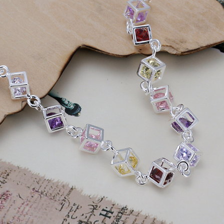 Pulseras Colorful Cubic Bracelet